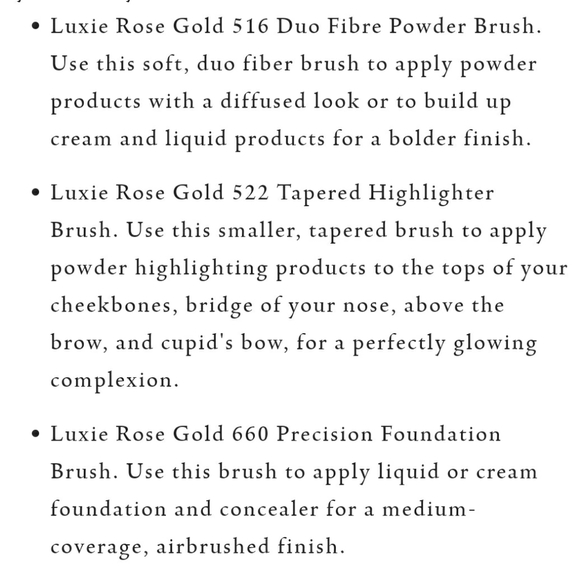 LUXIE 😊 BC CLASSIC FACE SET BRUSHES - Picture 7 of 7